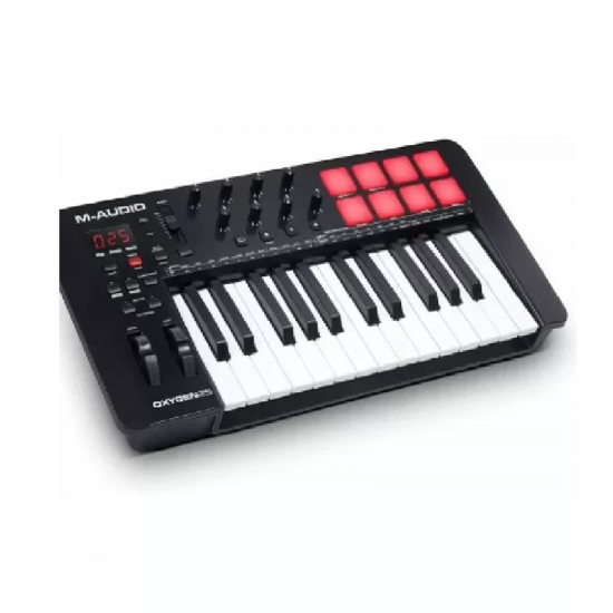 M-Audio Oxygen 25 (MKV) USB MIDI Controller with Smart Controls and Auto-Mapping