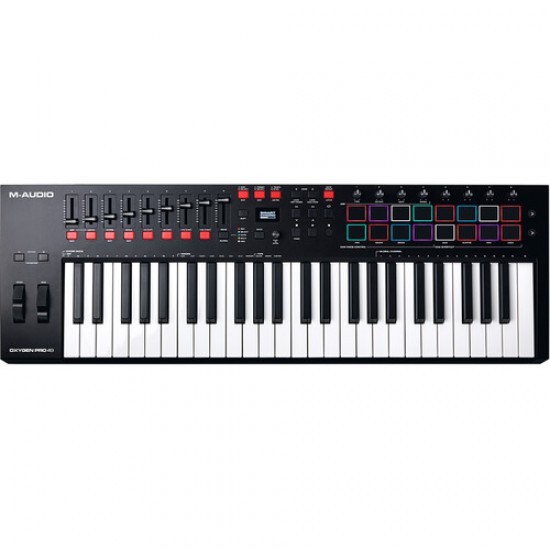 M-Audio Oxygen Pro 49 49-key USB powered MIDI controller with Smart Controls and Auto-mapping