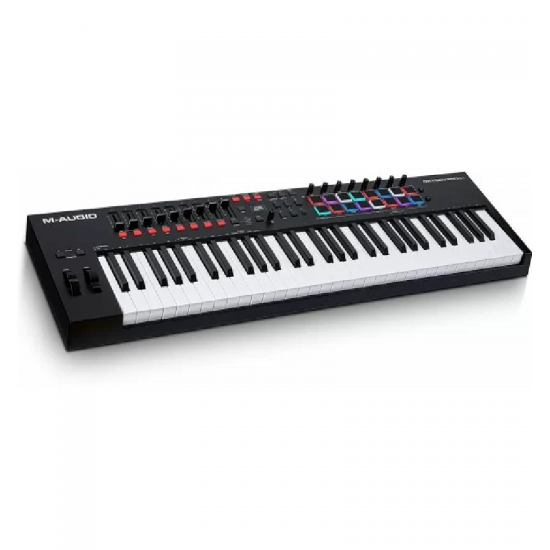 M-Audio Oxygen Pro 61 Powerful, 61-key USB powered MIDI controller with Smart Controls and Auto mapping