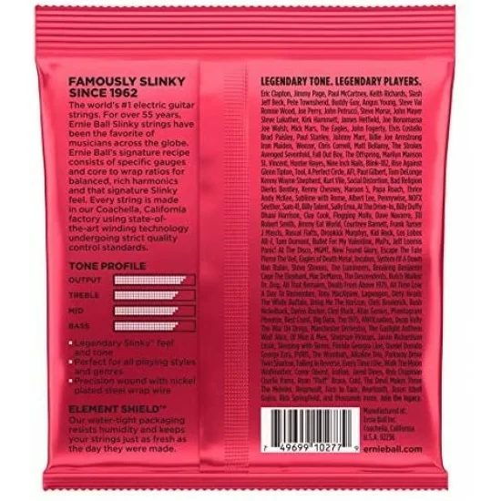 Ernie Ball 2226 Burly Slinky Nickel Wound Electric Guitar Strings - .011-.052 Ernie Ball 2226 Burly Slinky Nickel Wound Electric Guitar Strings - .011-.052