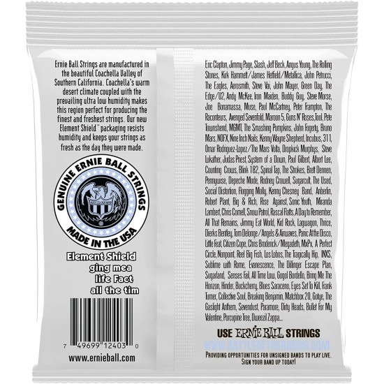 Ernie Ball P02403 Ernesto Palla Clear & Silver Tie-On Classical Guitar Strings, 28-42 Gauge 