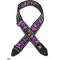 Ernie Ball EB5331 2-inch Jacquard Guitar Strap - Purple Bird Lupin