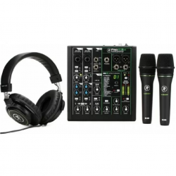 Mackie Performer Bundle with Mixer and Microphones