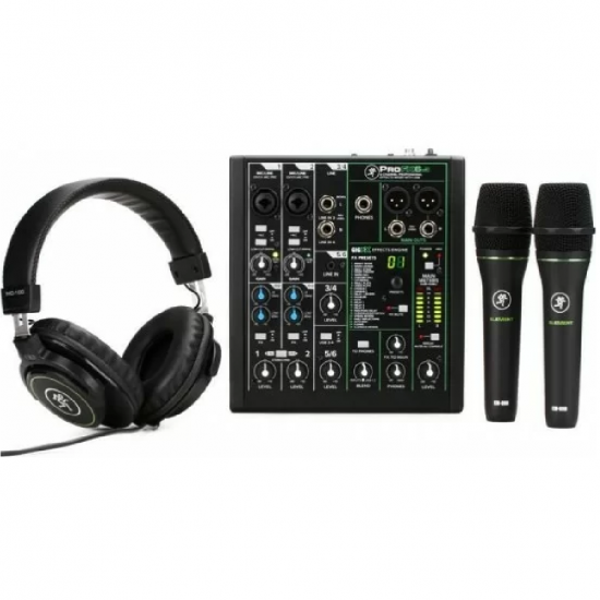 Mackie Performer Bundle with Mixer and Microphones