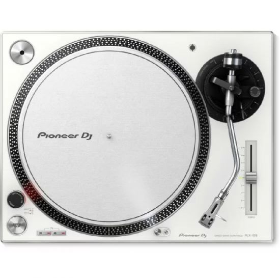 Pioneer PLX-500-W High-torque, Direct Drive Turntable - White