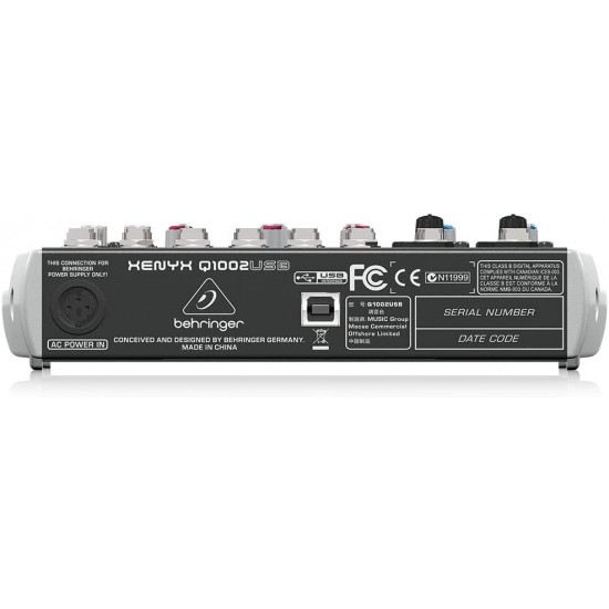 Behringer Xenyx Q1002USB Mixer with USB Behringer Xenyx Q1002USB Mixer with USB