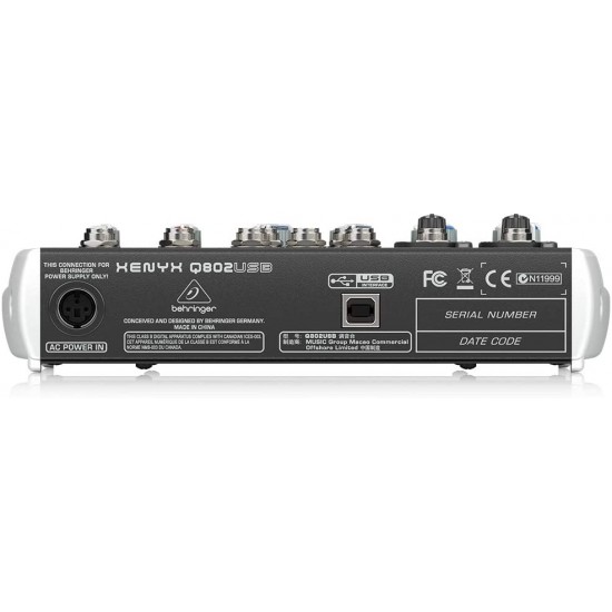 Behringer Xenyx Q802USB Mixer with USB Behringer Xenyx Q802USB Mixer with USB