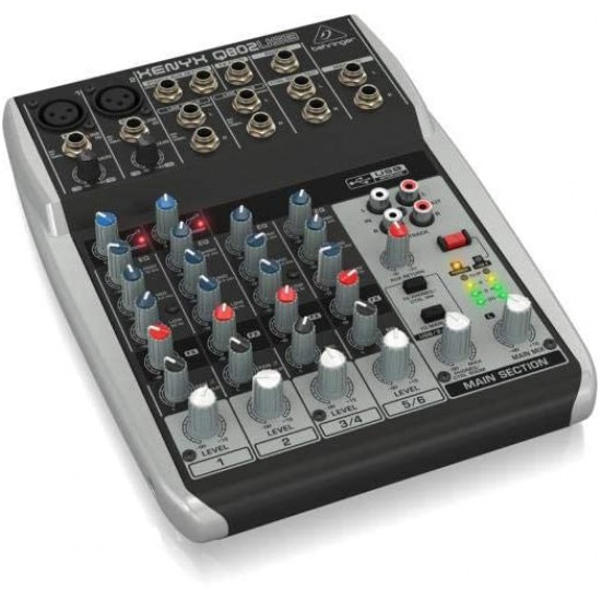 Behringer Xenyx Q802USB Mixer with USB Behringer Xenyx Q802USB Mixer with USB