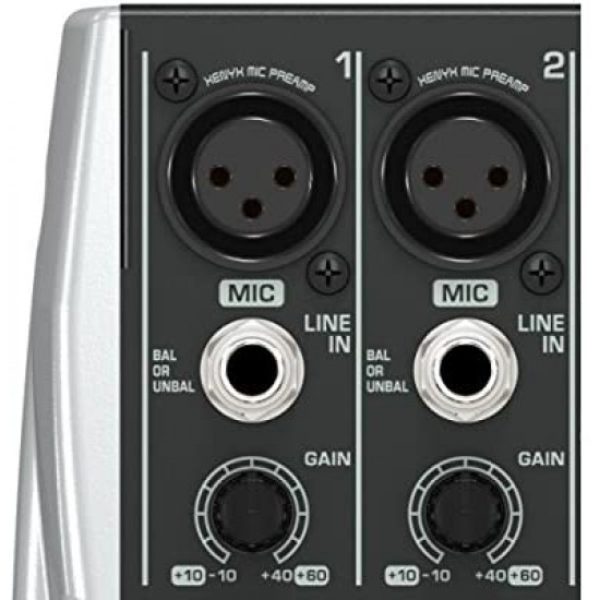 Behringer - Mixer 2 Mono Input Qx1002USB Behringer - Mixer 2 Mono Input Qx1002USB