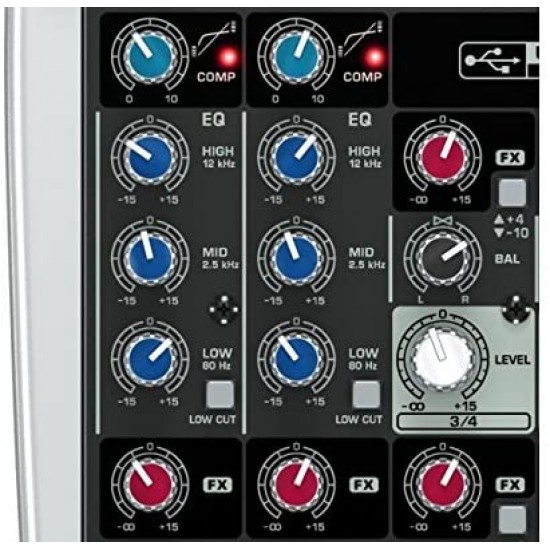 Behringer - Mixer 2 Mono Input Qx1002USB Behringer - Mixer 2 Mono Input Qx1002USB