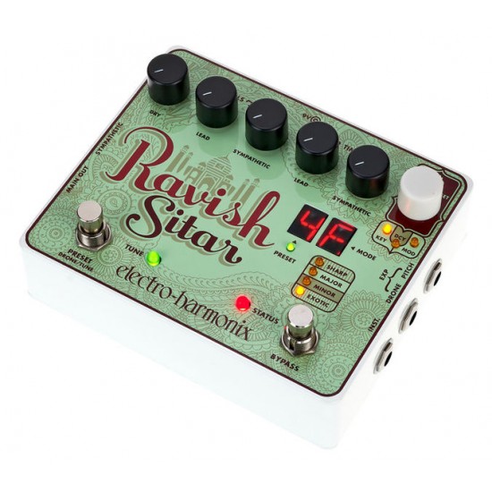 Electro Harmonix Ravish Sitar Emulator Guitar Pedal Electro Harmonix Ravish Sitar Emulator Guitar Pedal