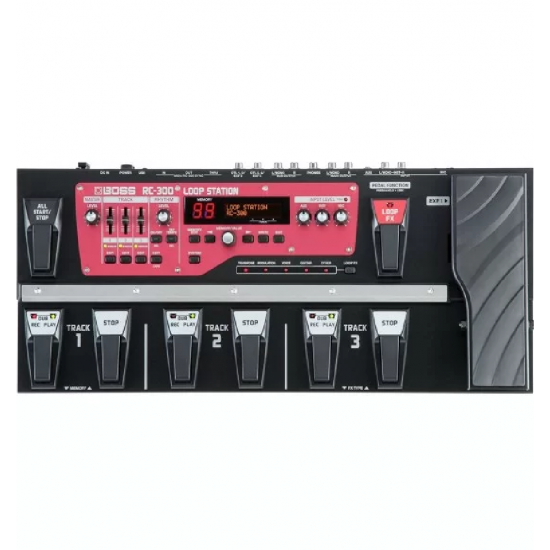 Boss RC-300 Loop Station 3-Track Looper Pedal Boss RC-300 Loop Station 3-Track Looper Pedal