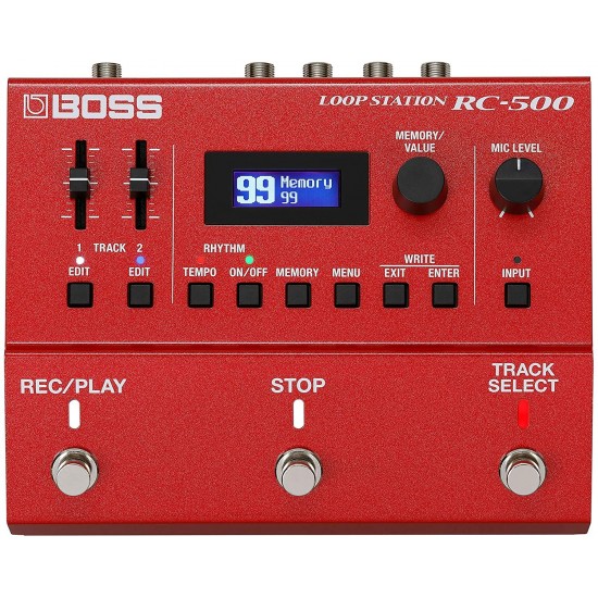 Boss RC-500 Loop Station Compact Phrase Recorder Pedal Boss RC-500 Loop Station Compact Phrase Recorder Pedal