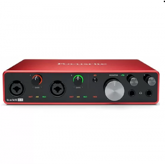 Focusrite Scarlett 8i6 3rd Gen USB Audio Interface Focusrite Scarlett 8i6 3rd Gen USB Audio Interface