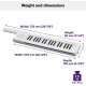 Yamaha Sonogenic SHS-300 37-key Keytar - White