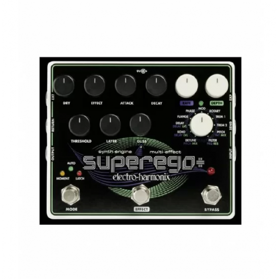 Electro Harmonix Superego Plus Synth Engine with Effects Guitar Pedal