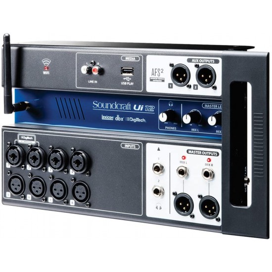 Soundcraft Ui12 12-channel Remote-controlled Digital Mixer