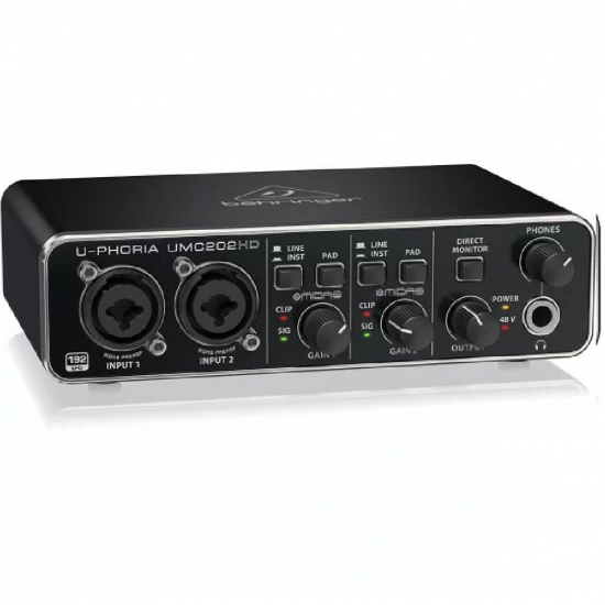 Behringer U-Phoria UMC202HD USB Audio Interface