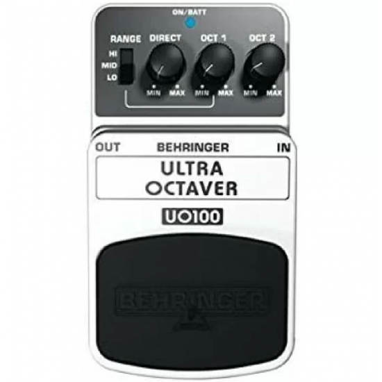 Behringer UO100 - 3-Mode Octave Divider Pedal for Electric Guitar or Bass