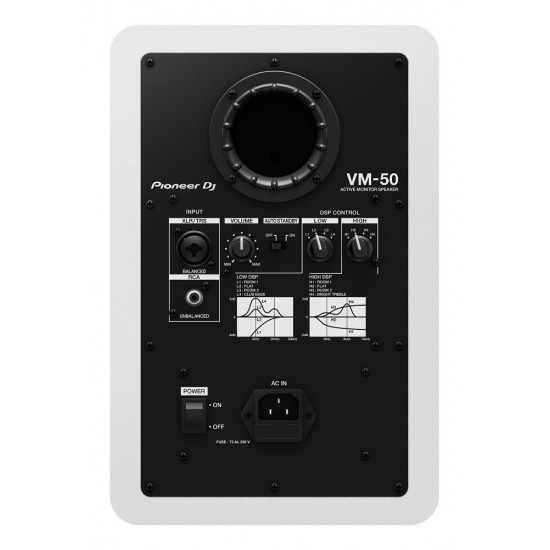 Pioneer DJ VM-50 5.25-inch Active Monitor Speaker - White