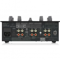 Behringer Pro Mixer VMX100USB 2-channel DJ Mixer