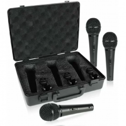 Behringer XM1800S Dynamic Vocal & Instrument Microphone (3-pack)