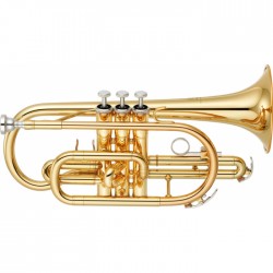 Yamaha YCR-2330III Bb Cornet Student model in Gold-lacquer finish - Medium Large bore, with case
