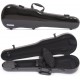 GEWA 303.210 Form Shaped 4/4 Violin Cases Air 1.7 Black High Gloss Finish