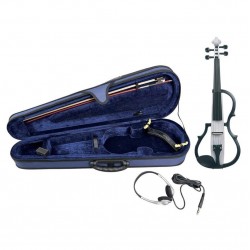 GEWA GS401646 Electric Violin White Finish, Including (Case, Bow, Shoulder Rest, Rosin)