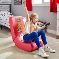 X-Rocker 2020097 Nintendo Allstar Peach Gaming Rocking Chair 