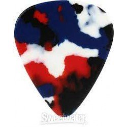 Fender 1980351308 Confetti Medium Guitar Picks Blue