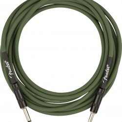 Fender 0990810276 Strummer Pro Straight to Straight Instrument Cable 13-foot Drab Green