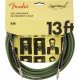 Fender 0990810276 Strummer Pro Straight to Straight Instrument Cable 13-foot Drab Green