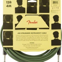 Fender 0990810276 Strummer Pro Straight to Straight Instrument Cable 13-foot Drab Green