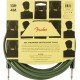 Fender 0990810276 Strummer Pro Straight to Straight Instrument Cable 13-foot Drab Green