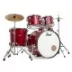 Pearl RS525SC Roadshow 5pc Drum Set 2216B/1008T/1209T/1616F/1455S with Cymbal & Hardware Matte Red Finish Pearl RS525SC Roadshow 5pc Drum Set 2216B/1008T/1209T/1616F/1455S with Cymbal & Hardware Matte Red Finish