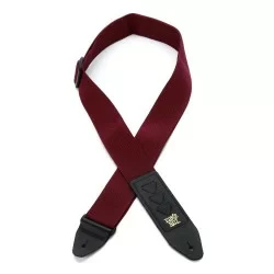 Ernie Ball P04688 Pickholder Polypro Guitar Strap - Burgundy