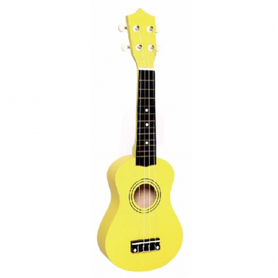 Fzone FZU-002YL soprano ukulele, YELLOW with Bag