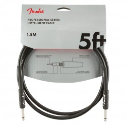 Fender 0990820026 5Ft Professional Series Instrument Cable - Black