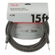 Fender 0990820065 15Ft Professional Series Tweed Instrument Cable - Black Fender 0990820065 15Ft Professional Series Tweed Instrument Cable - Black