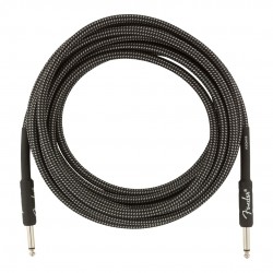Fender 0990820065 15Ft Professional Series Tweed Instrument Cable - Black