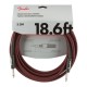 Fender 0990820067 18.6Ft Professional Series Tweed Instrument Cable - Red Tweed Fender 0990820067 18.6Ft Professional Series Tweed Instrument Cable - Red Tweed