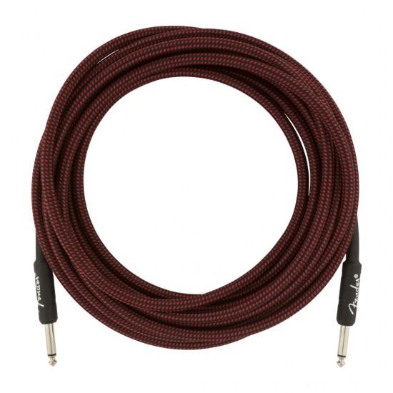 Fender 0990820067 18.6Ft Professional Series Tweed Instrument Cable - Red Tweed Fender 0990820067 18.6Ft Professional Series Tweed Instrument Cable - Red Tweed