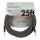 Fender 0990820071 25Ft Professional Series Tweed Instrument Cable - Gray Tweed Fender 0990820071 25Ft Professional Series Tweed Instrument Cable - Gray Tweed