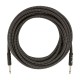 Fender 0990820071 25Ft Professional Series Tweed Instrument Cable - Gray Tweed Fender 0990820071 25Ft Professional Series Tweed Instrument Cable - Gray Tweed