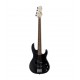 ESP LTD AP-204  4-String Bass, Black Satin 