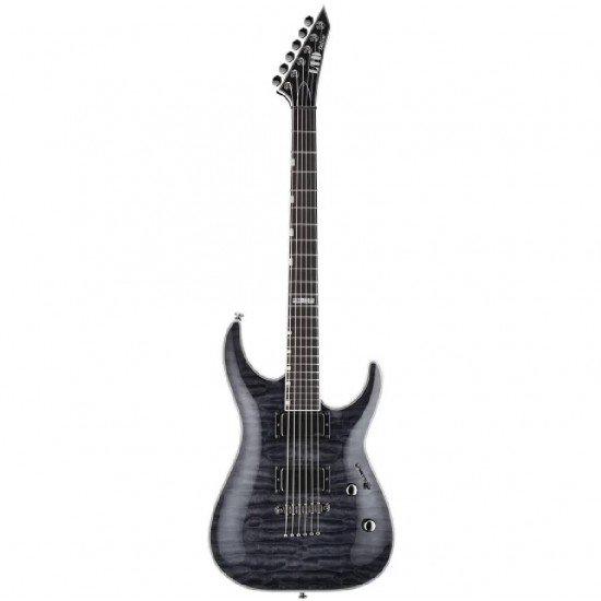 ESP LTD MH-1001NT Quilted Maple, See Thru Black Finish