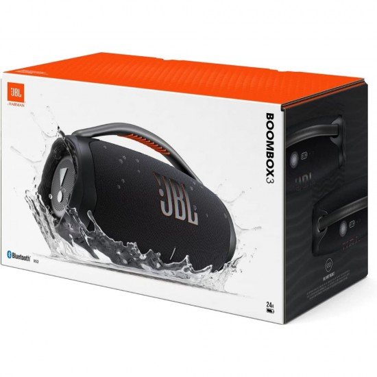 JBL Boombox 3 Portable Bluetooth Speaker Black