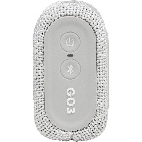 JBL Go 3 Portable Bluetooth Speaker White
