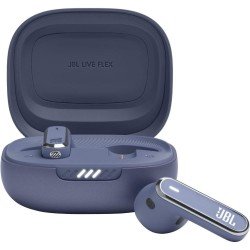 JBL Live Flex True Wireless Noise Cancelling Earbuds Blue